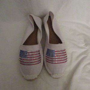 New Savi White Canvas Slip On 8